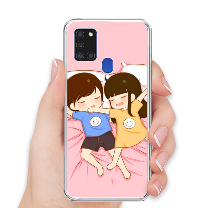Ốp lưng điện thoại SAMSUNG GALAXY A21S - Silicon dẻo - 0376 COUPLE08 - Hàng Chính Hãng