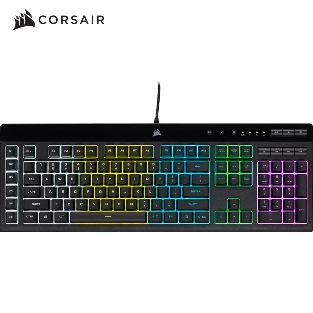 Bàn phím có dây Corsair K55 Pro Lite RGB - Hàng chính hãng