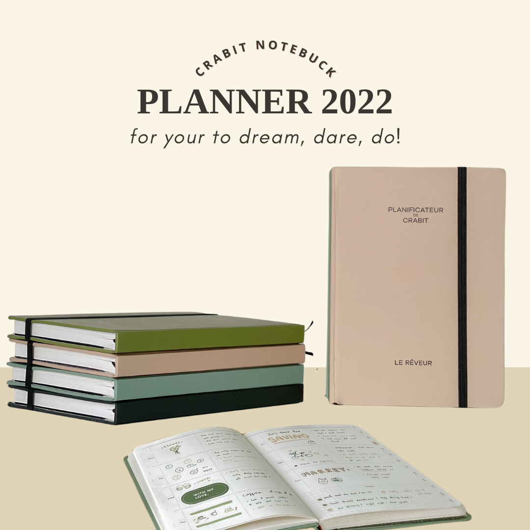 Sổ lịch Crabit Planner 2022 - Sổ tay A5