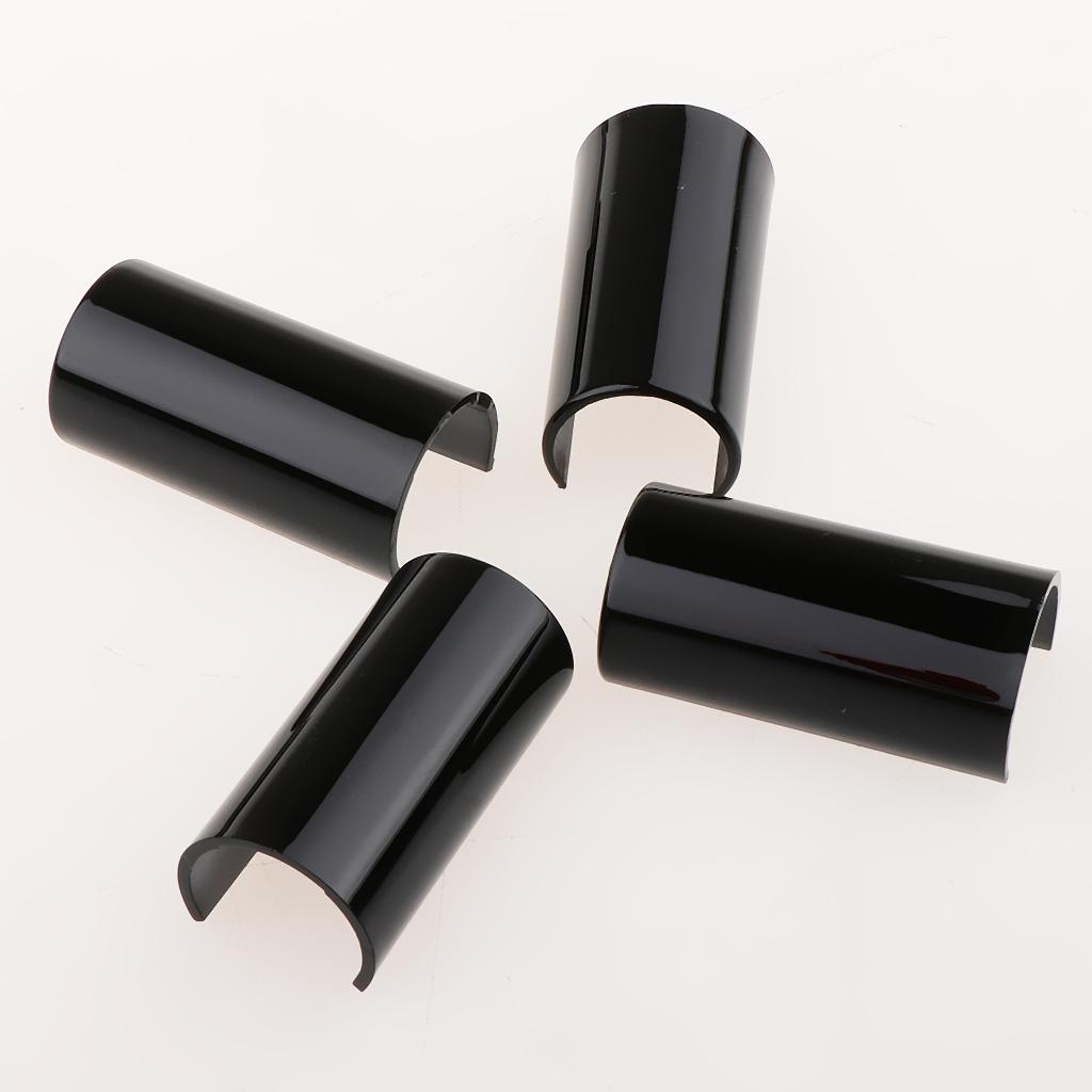 4Pcs Black Door Hinge Covers Trim Fits for 2018 Wrangler JL Unlimited