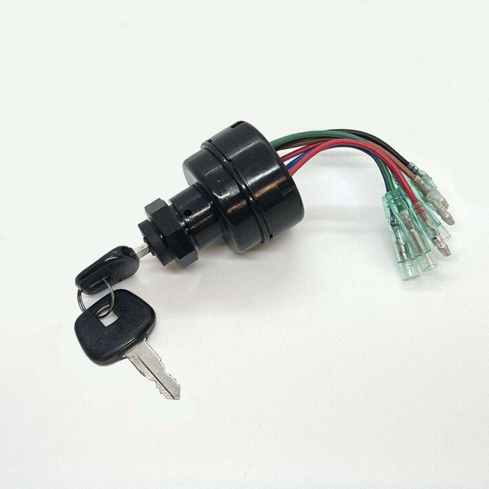 Ignition Switch 353-76020-3 for Outboard Remote Control Box, Boat Engine, for RC5F RC5C, Easy Installation, Durable Replaces