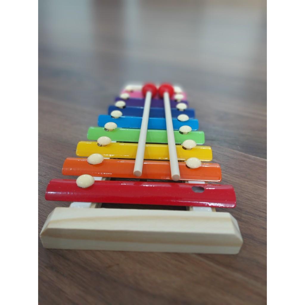 Đồ chơi âm nhac Đàn Xylophone gỗ 8 thanh quãng-Đồ chơi giáo dục