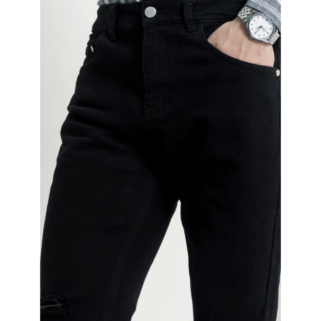 Quần Jeans Nam Rách Gối Ceffylo Chất Liệu Dày Dặn, Co Giãn Cực Mạnh, Giữ Form Tuyệt Đối