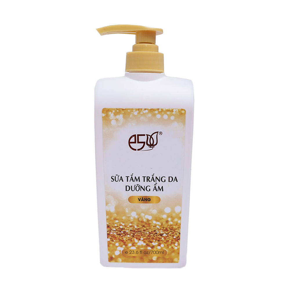 Sữa tắm trắng da dưỡng ẩm (vàng 24k) 700ml E5