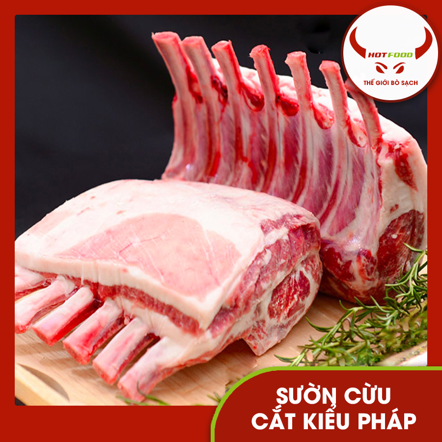 Sườn Cừu Úc Cắt Kiểu Pháp- 1Kg