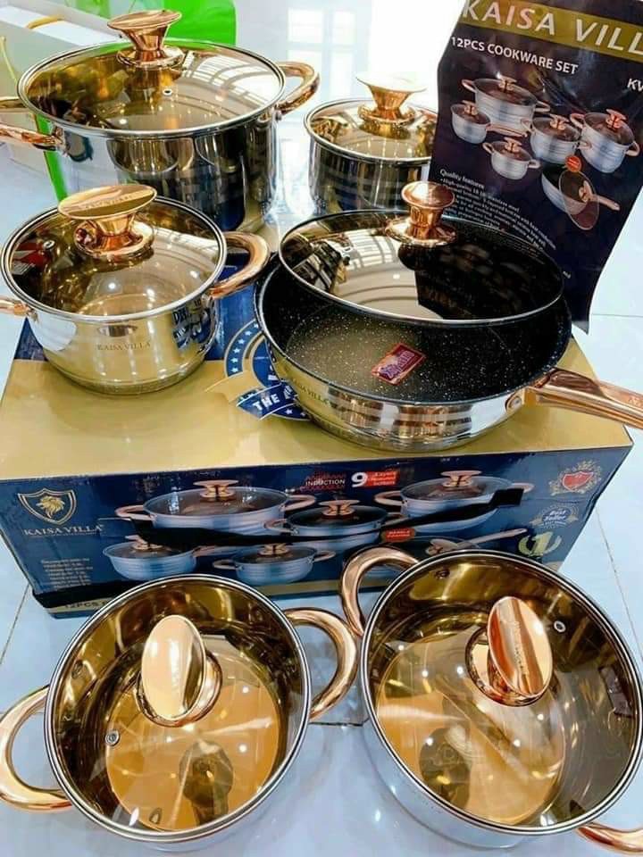 Bộ nồi KAISAVILLA 6 món 12 chi tiết