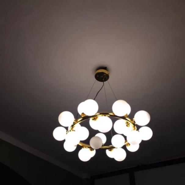 Đèn thả phòng tiếp khách 25 bóng DT DDT
