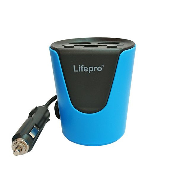 Sạc Điện Thoại &amp; Ổ Chia Điện Đa Năng trên ô tô Lifepro L839-CC hàng chính hãng