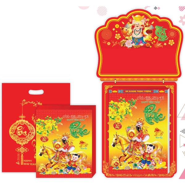 Lịch Bloc Đại Đặc Biệt - Sắc Hoa - AC07