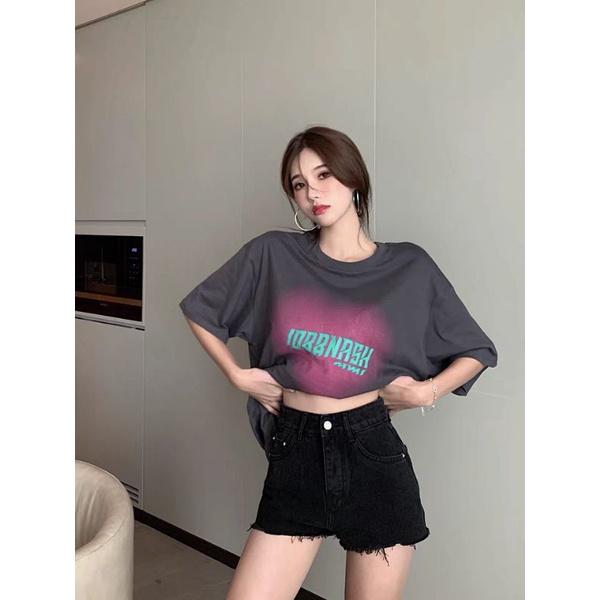 QUẦN SORT JEAN ĐEN TRƠN BIGSIZE LƯNG CAO SIU XINH