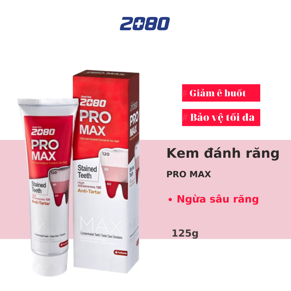Kem Đánh Răng chống ê buốt 2080 Pro- Max toothpaste