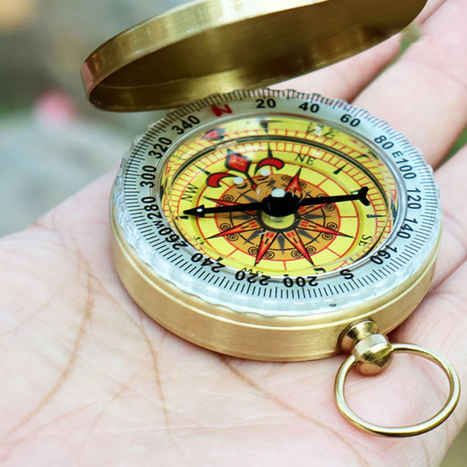 Camping Survival Compass Pocket Compass for Orienteering Backpacking Camping