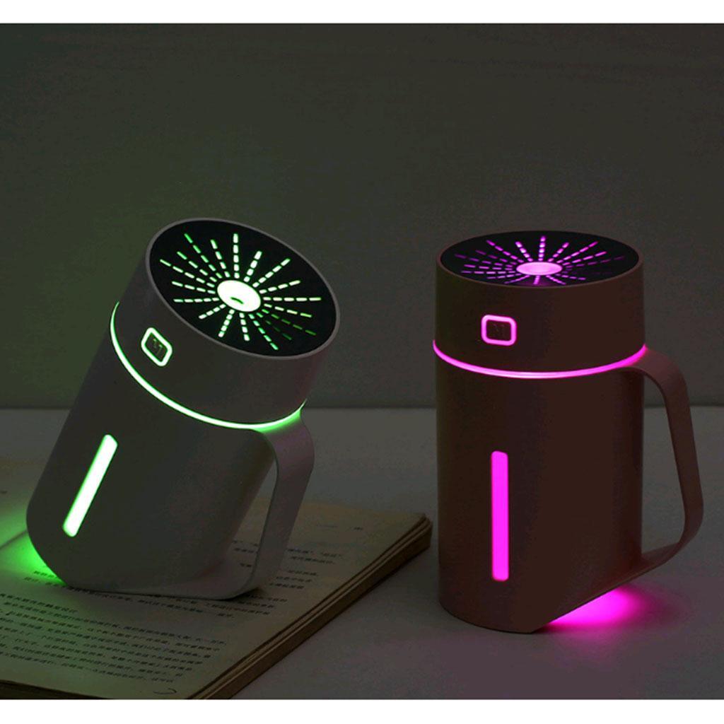 USB Ultrasonic Humidifier LED Light Air Purifier Aroma Diffuser