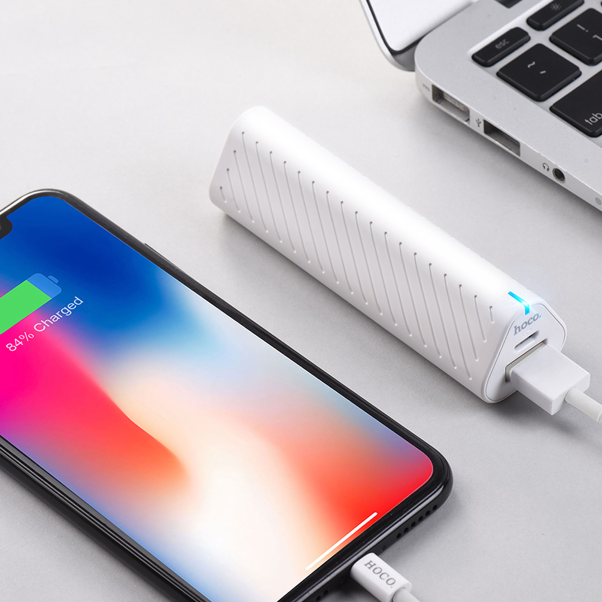 Sạc Dự Phòng Hoco J23 - Dung Lượng 2500mAh -Tặng Cáp Lightning- Hàng Chính Hãng