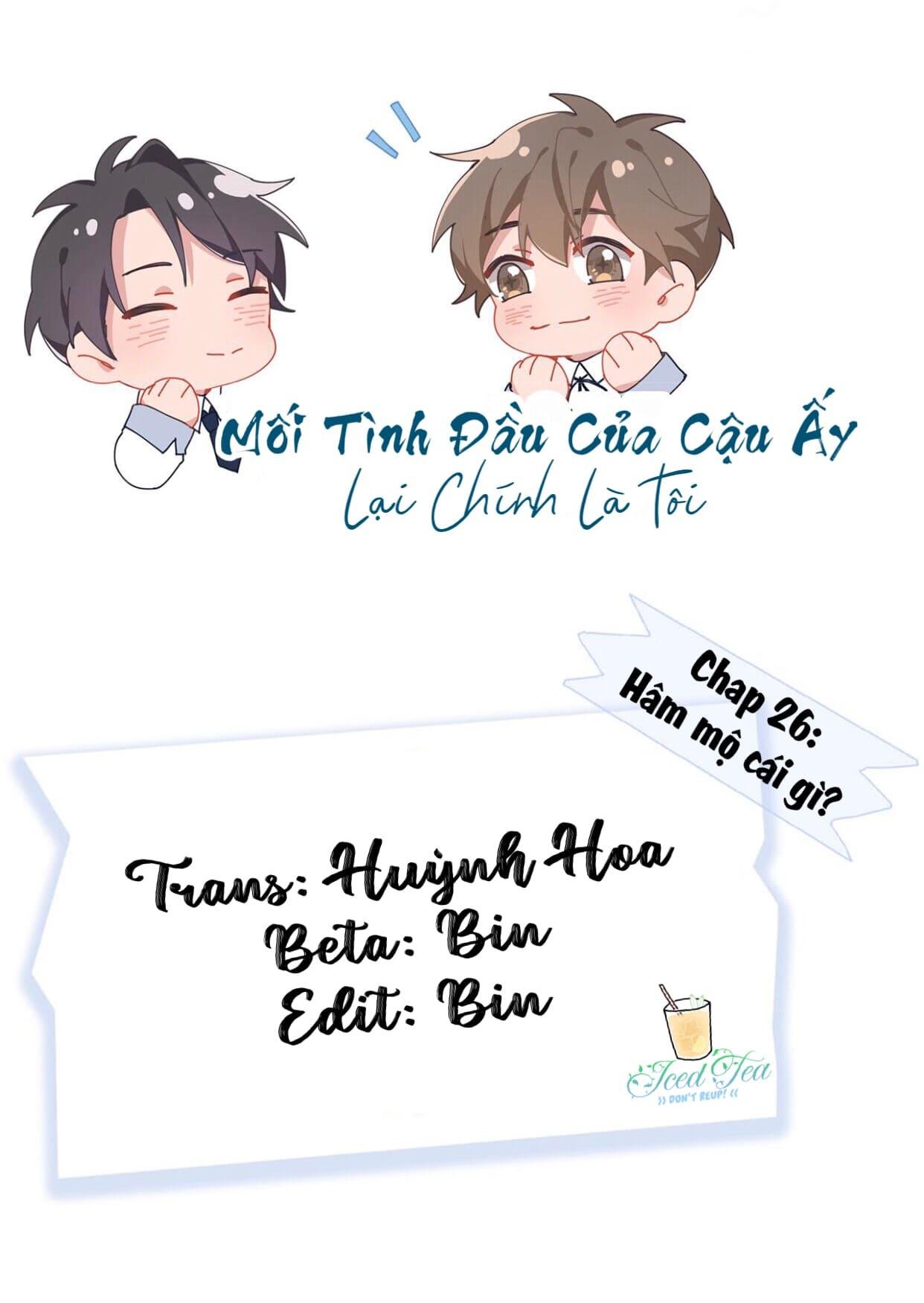 mối tình đầu của cậu ấy lại chính là tôi chapter 26 1