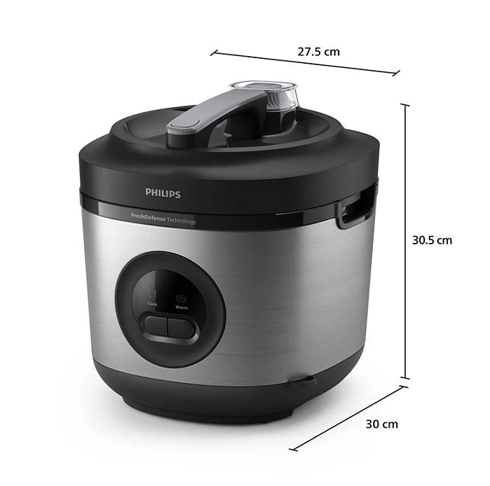 Nồi cơm nắp gài Philips 1.8 lít HD3213/31 - Hàng chính hãng