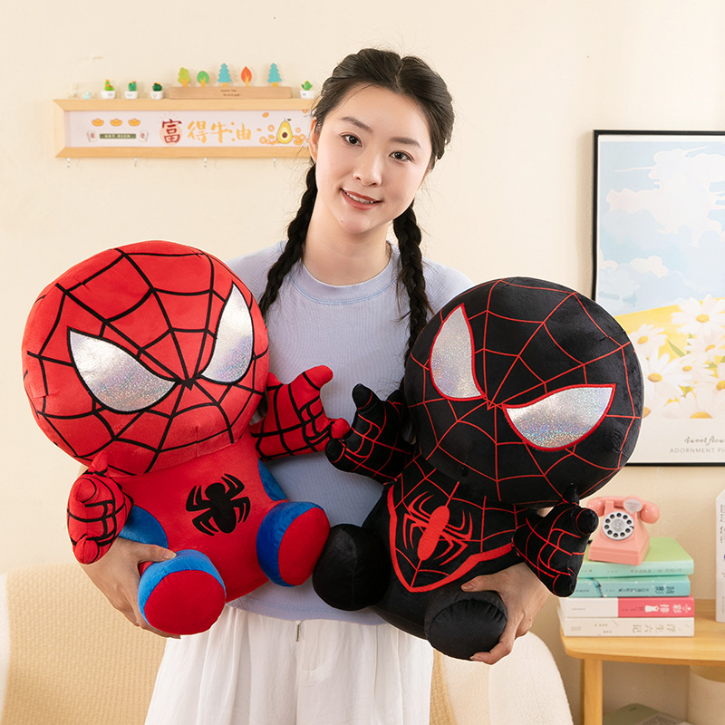 Gấu bông siêu anh hùng người nhện (Spiderman) 25cm--&gt;50cm mẫu mới 2 màu đỏ đen siêu hot siêu cute cho bé, hàng xịn cao cấp loại 1 an toàn cho trẻ nhỏ