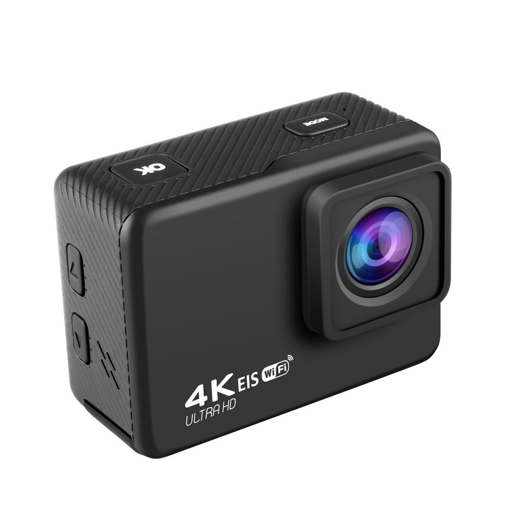 Camera hành động 4K 60fps 24MP 2.0 Touch LCD màn hình EIS WiFi Waterprooter Control Control 4X Zoom Go 9 Pro Sport Video Recorder