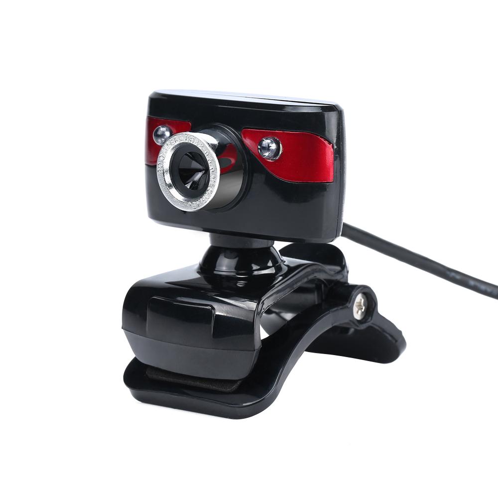 USB 2.0 Camera HD 12 Megapixel Web Cam 360 độ với Micrô Clip-on cho Máy tính để bàn Máy tính Skype Máy tính xách tay