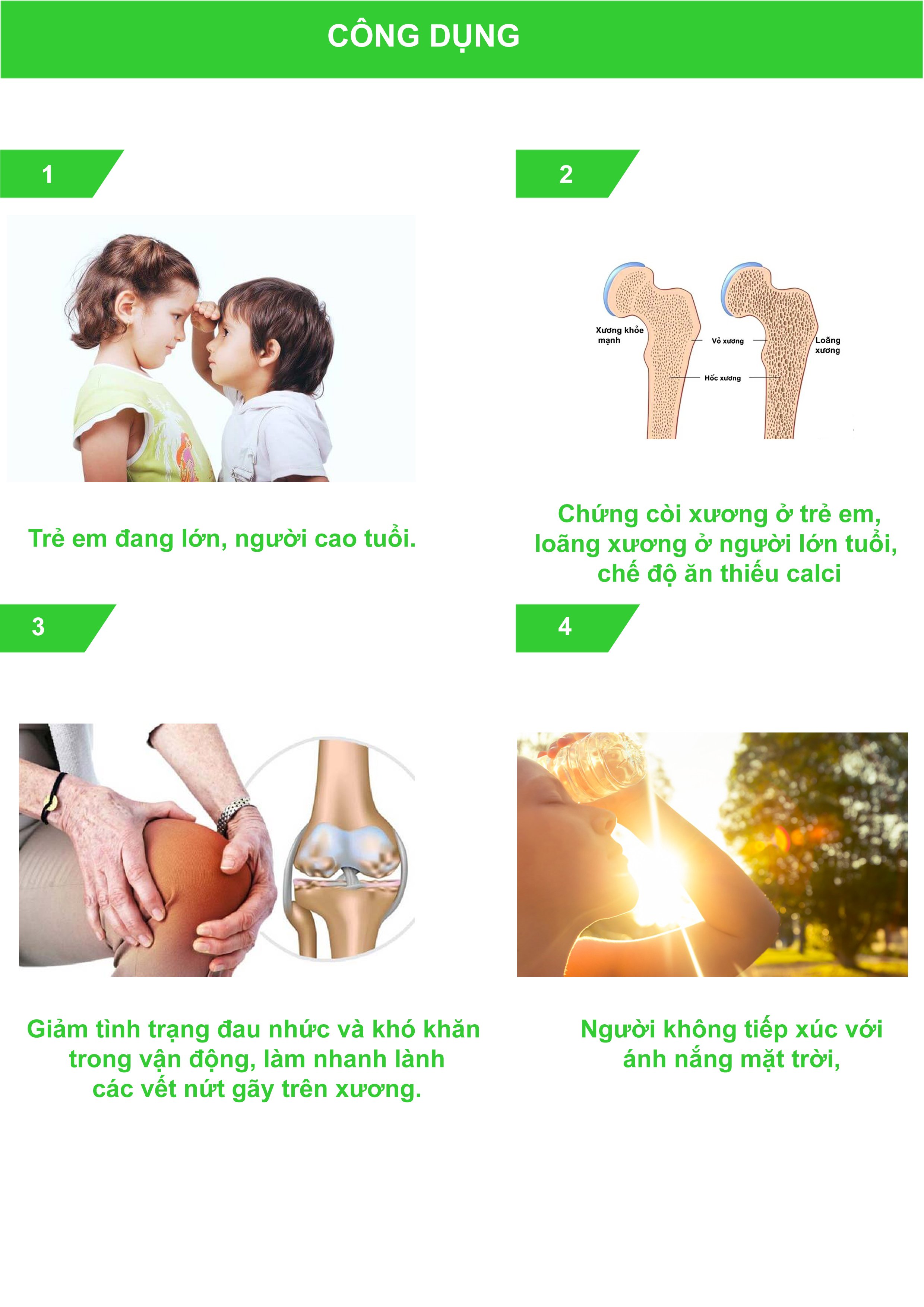 COMBO 2 TẶNG 1 TPCN Viên uống giúp bổ sung canxi và vitamin D3 cho người lớn tuổi,phụ nữ sau mãn kinh và trẻ em đang phát triển chiều cao...-CALCI D-hộp 100 viên