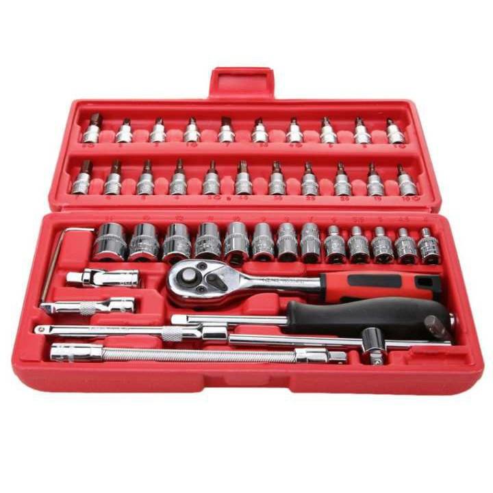 BỘ DỤNG CỤ SỬA CHỮA GIA ĐÌNH 46 MÓN - 46 CHI TIẾT