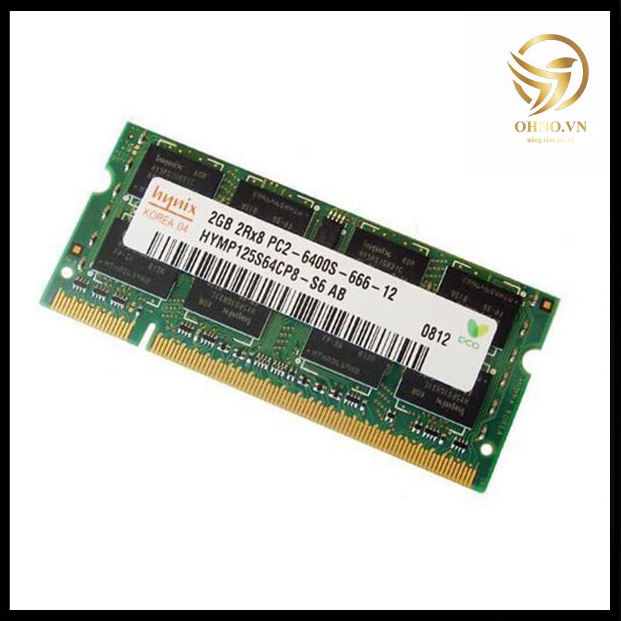 RAM Laptop Máy Tính Xách Tay Hynix 2G RAM DDR2 Bus 800 - DDR3 Bus 1333 Tốc Độ Cao Chính Hãng