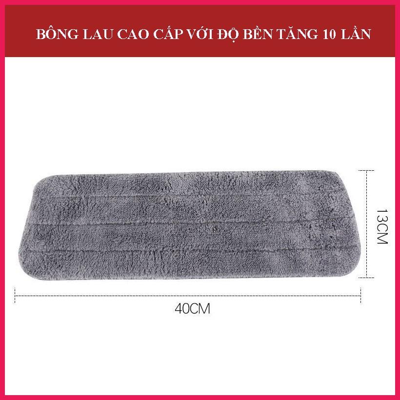 Cây lau nhà phun sương thông minh 2 trong 1, đầu xoay 360 độ tiện lợi - Broom Green Pro 02