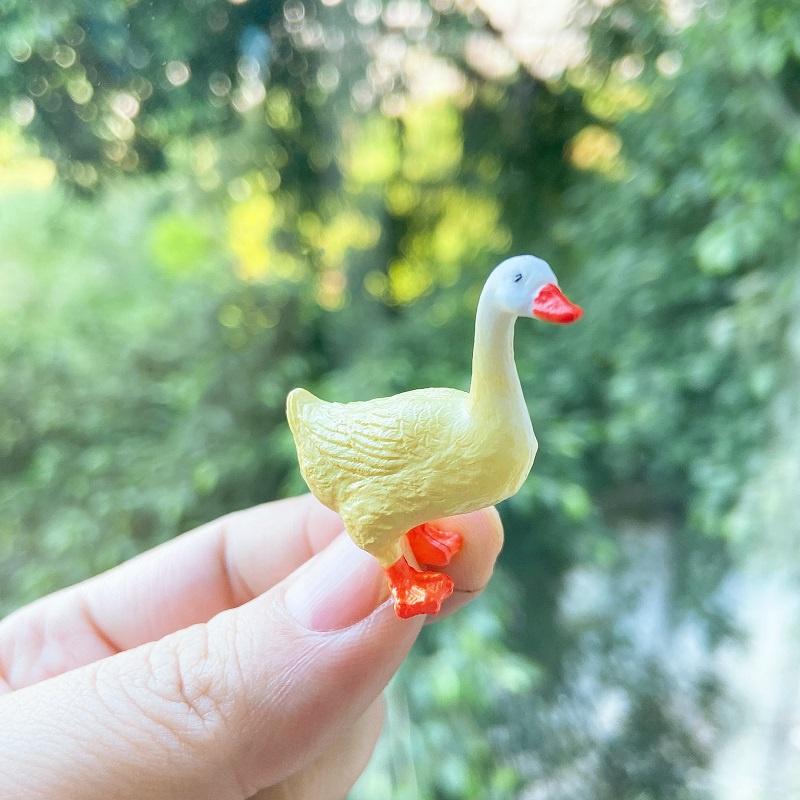 Tiểu cảnh mini ️ Mô hình con vật trang trại và bác nông dân trang trí sân vườn, tiểu cảnh, bàn làm việc