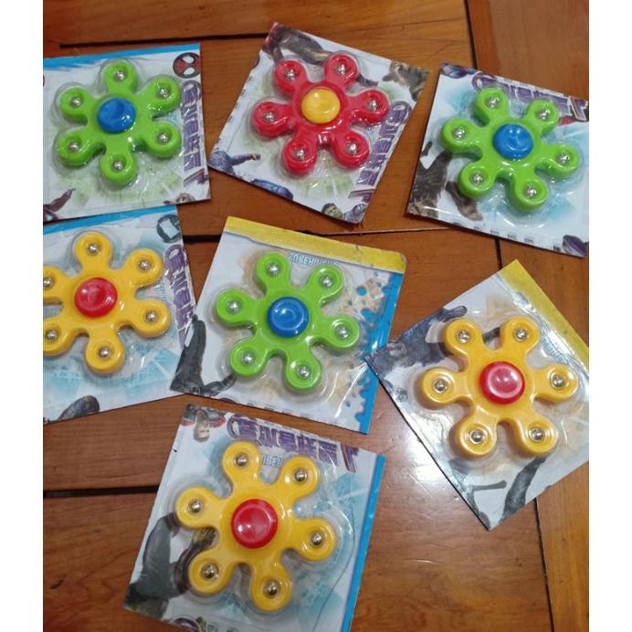 Hand Spinner – Fidget Spinner 6 cánh nhựa ABS đủ mầu .