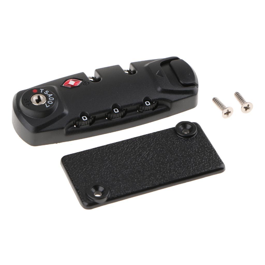 2X Secure Luggage 3 Digit Combination Lock Suitcase Bag Code Lock Padlock