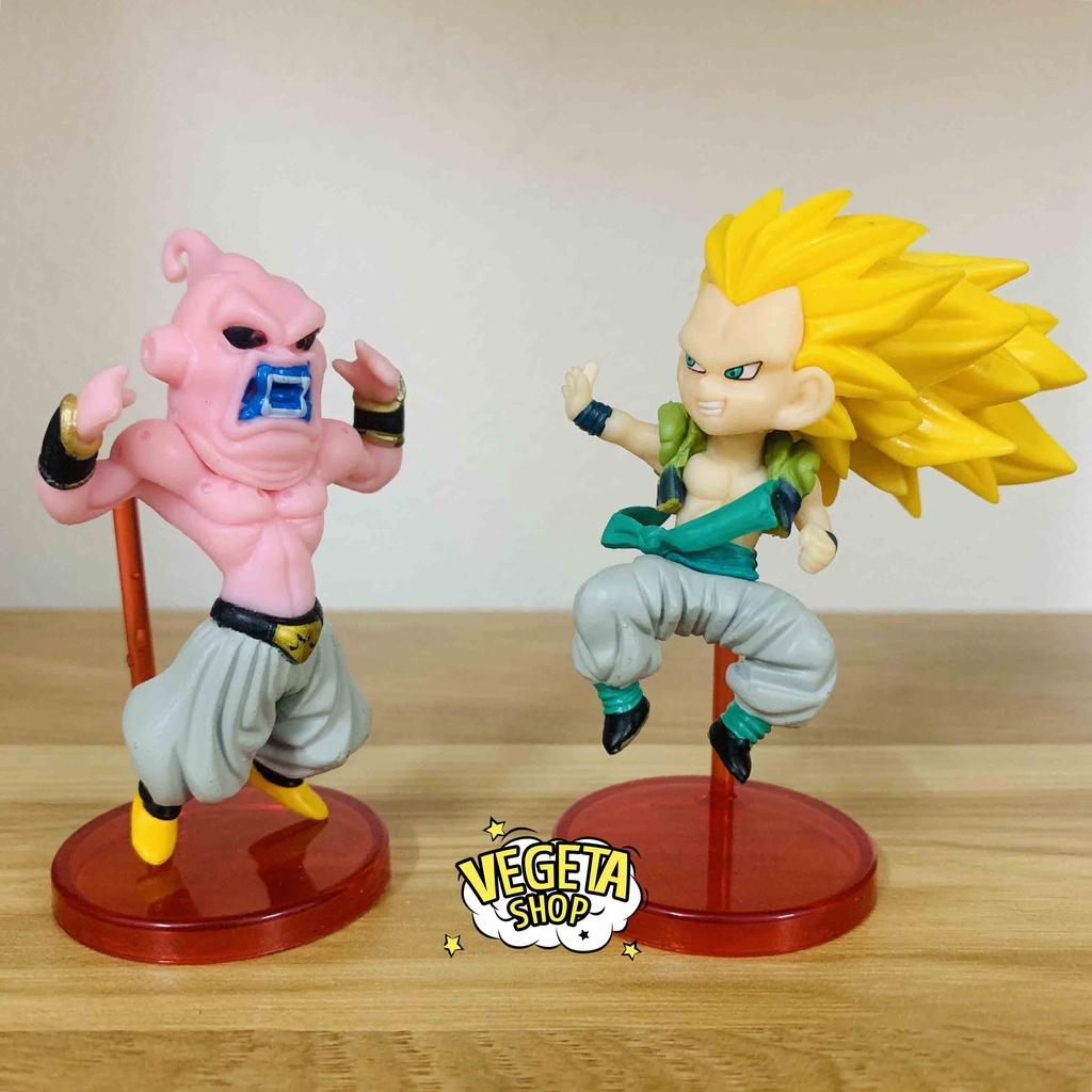 Mô hình Dragon Ball - Mô hình Majin Buu Gogeta Gohan Goku UI Vegeta Gotenks SSJ3 SSJ4 Xeno Ma bư mập gầy - Cao 10~12cm