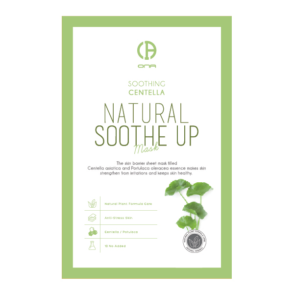 Mặt nạ làm dịu da ONA Natural Soothe Up-Centella Mask - 23g