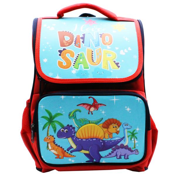 Cặp Chống Gù Bé Trai Size M - Miti C11072M-DIN3-RED-SKY - Dinosaur