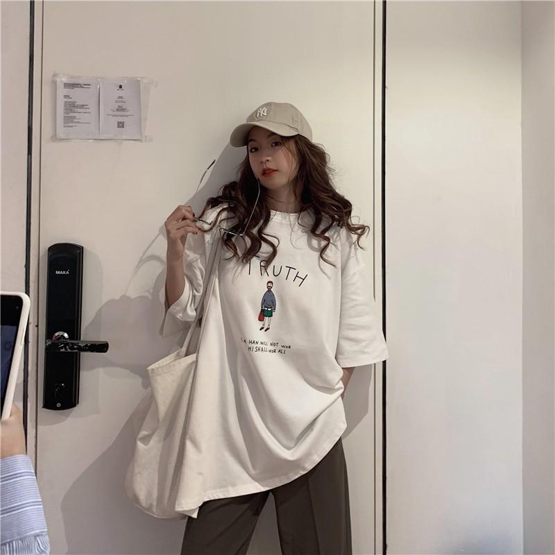 Áo thun tay lỡ CoolZ phông Unisex nam nữ Cotton oversize form rộng Truth cá tính CZ089