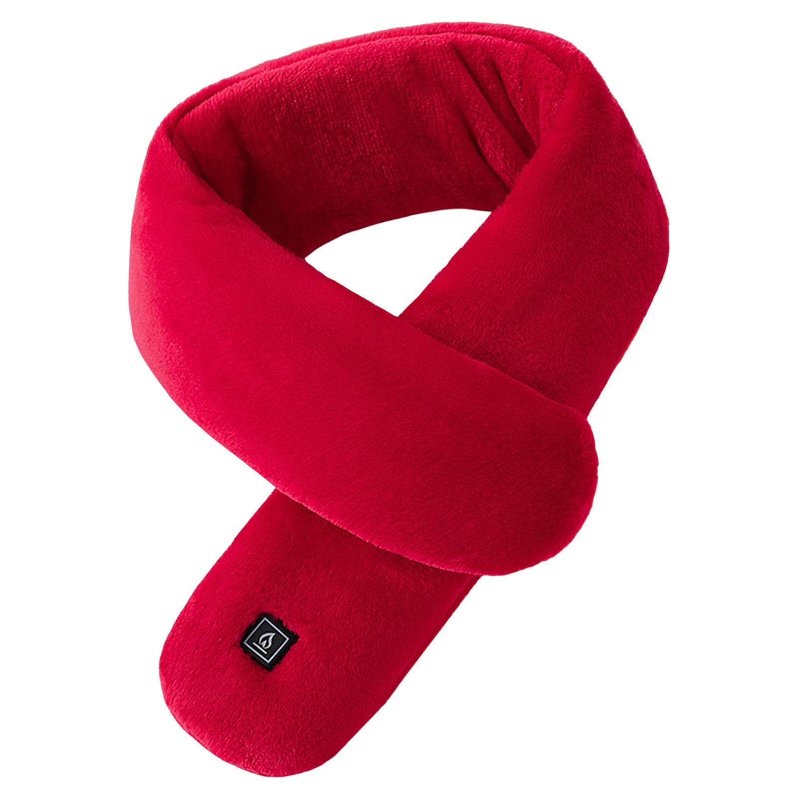 Electric Heated Scarf Shawl Neck Warmer Scarfs Neckerchief Warm Windproof USB Heating Scarf for Camping, Outdoor, Biking, Indoor, Walking