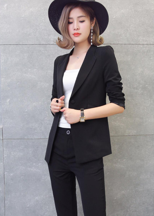 Set nguyên bộ đồ vest nữ hàn quốc Kèm áo trong - SJ759