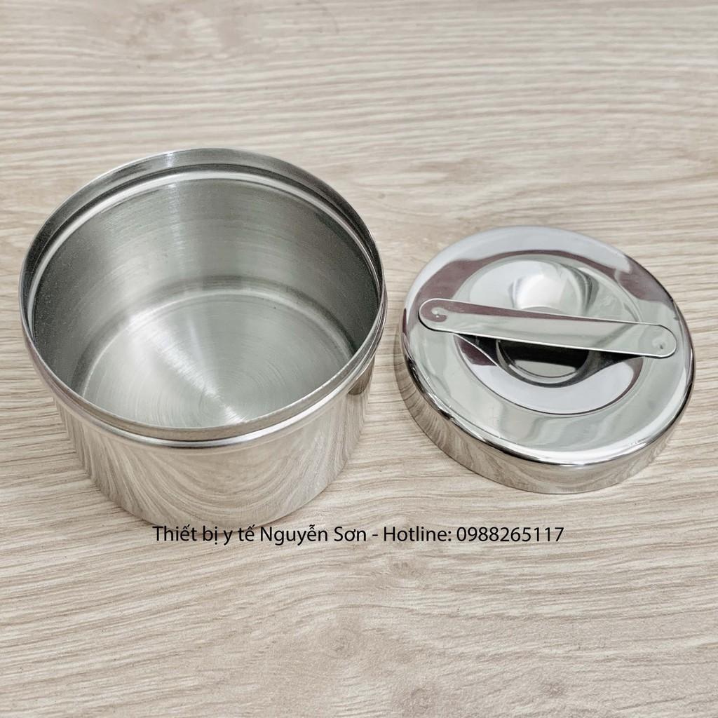 Bộ khay hộp bát inox dùng trong y tế, spa: khay hạt đậu, khay chữ nhật, hộp bông cồn, hộp chữ nhật, bát kền...