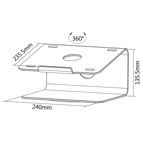 GIÁ ĐỠ LAPTOP ĐẾ TẢN NHIỆT CHO LAPTOP AR-2