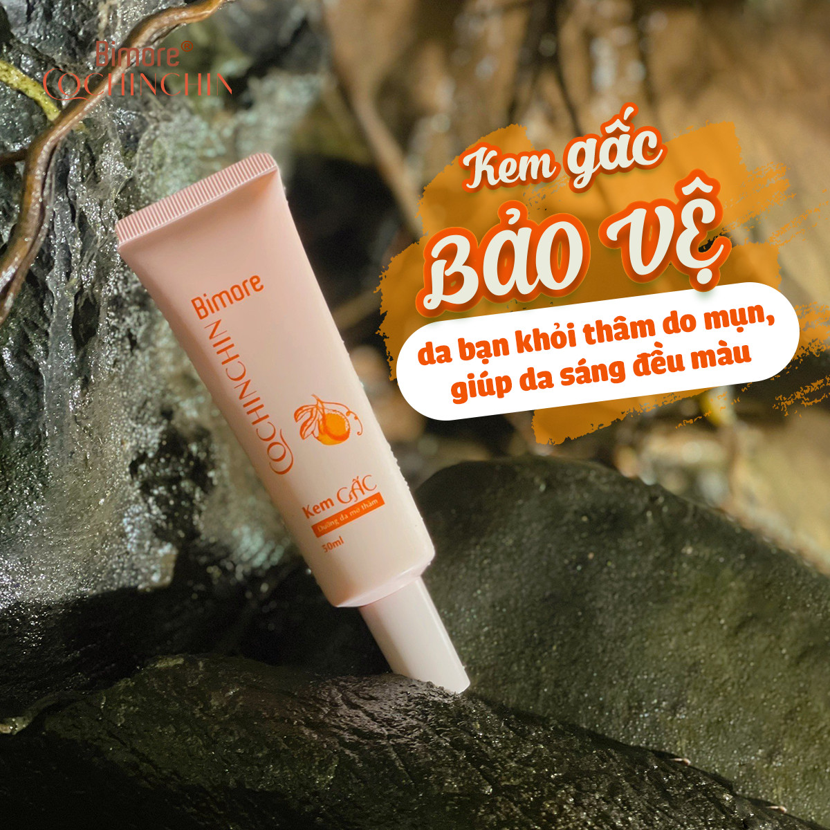 Kem gấc Bimore dưỡng da mờ thâm sáng hồng da_50ml