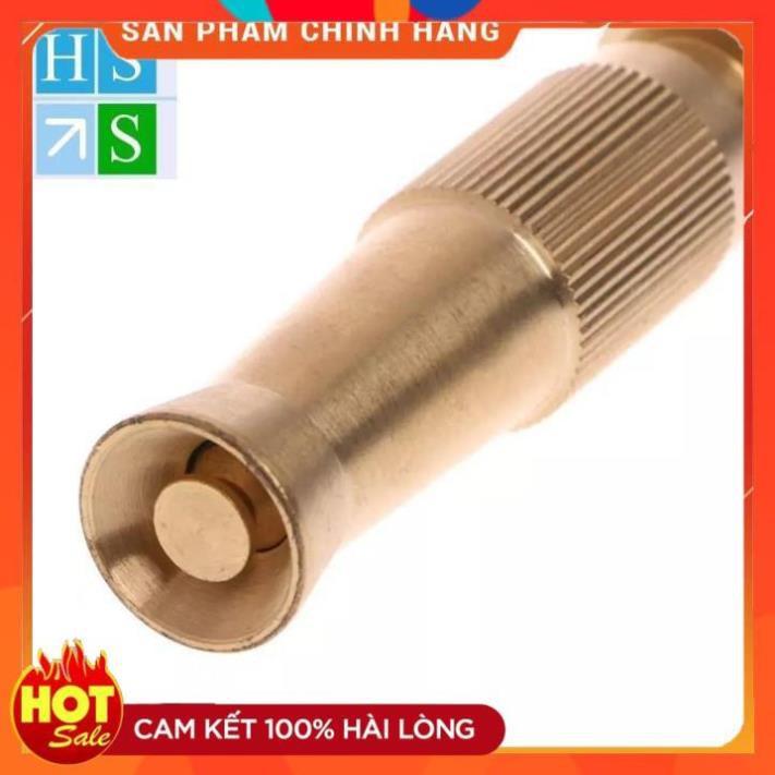 Đầu vòi xịt tăng áp bằng đồng, Vòi rửa xe hơi, rửa sân, tưới cây, làm vườn, Vòi xịt điều chỉnh được áp lực nước 206587