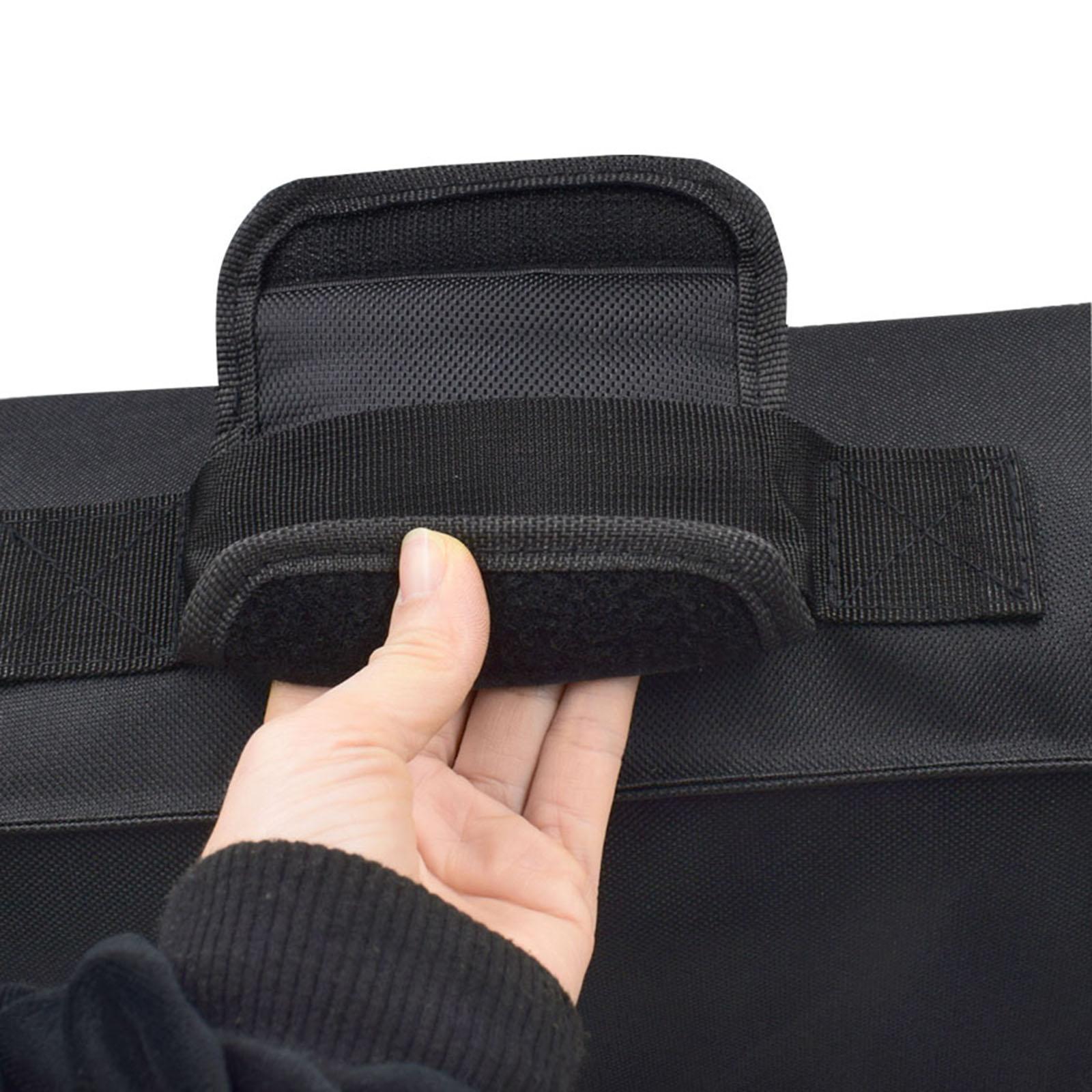 Oxford Cloth Luggage Handle Wrap Black Tags Identifiers Comfortable Washable