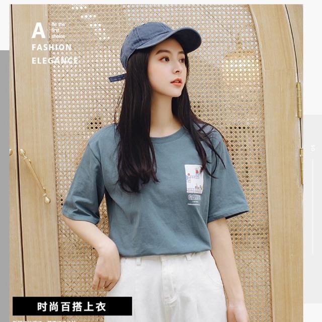 Áo thun tay lỡ form rộng