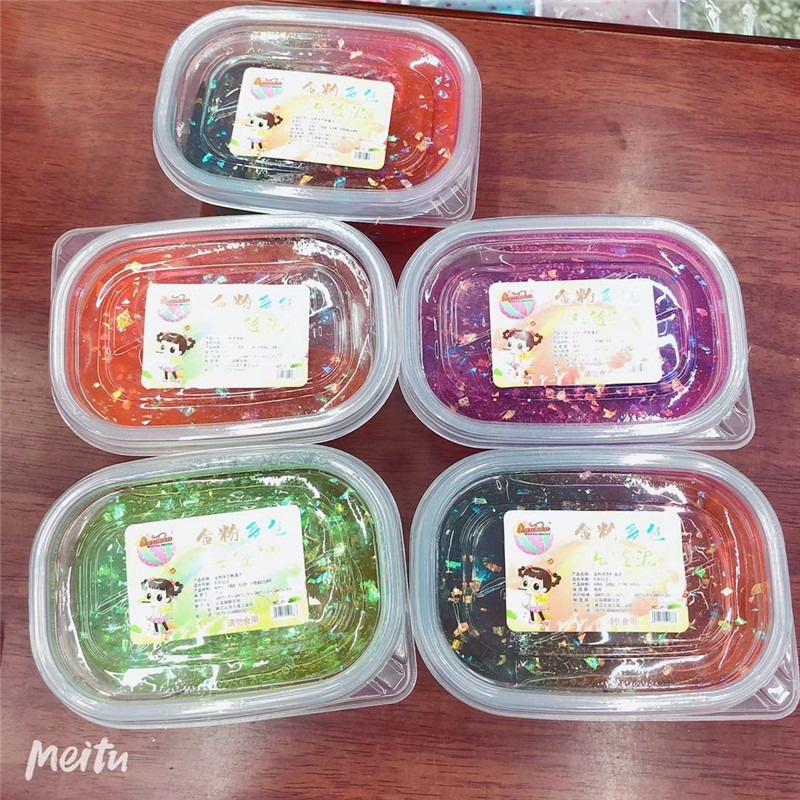 Slime hũ to 300ML kim tuyến giấy Đồ chơi slam chất nhầy ma thuật squishy