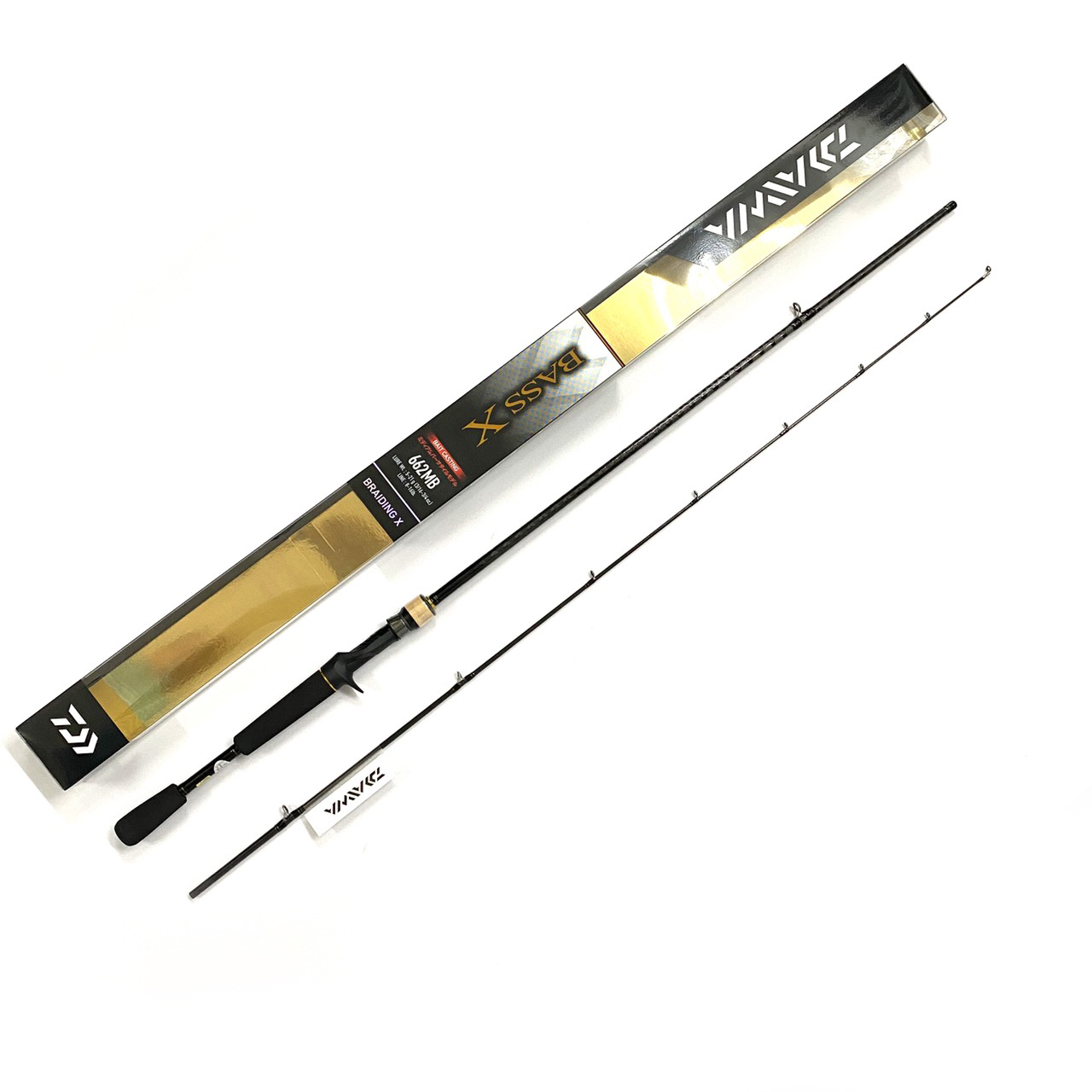 Cần câu cá Daiwa Bass X 662MB, cần lure máy ngang 1m98 khoen pat fuji