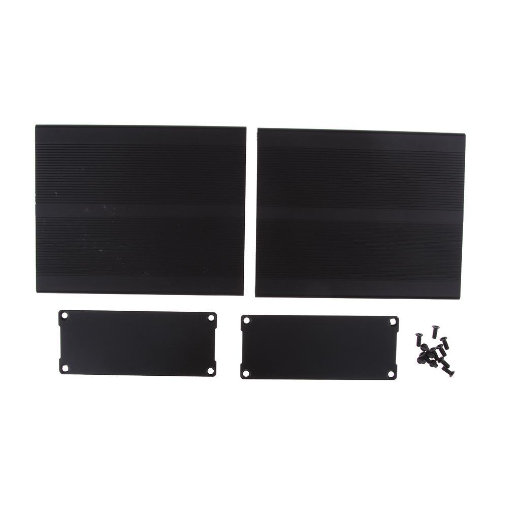 Extruded Aluminum Case PCB Cooler Box Case DIY 97 * 40 * 120mm