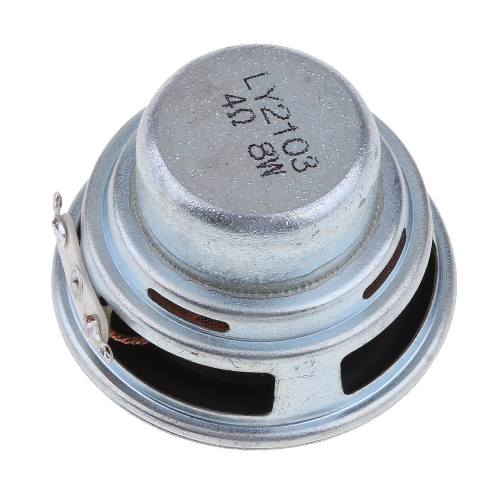 2x 45mm 4 Ohms 8w Full Range Speaker, Circular Speaker, 18 Voice Coil