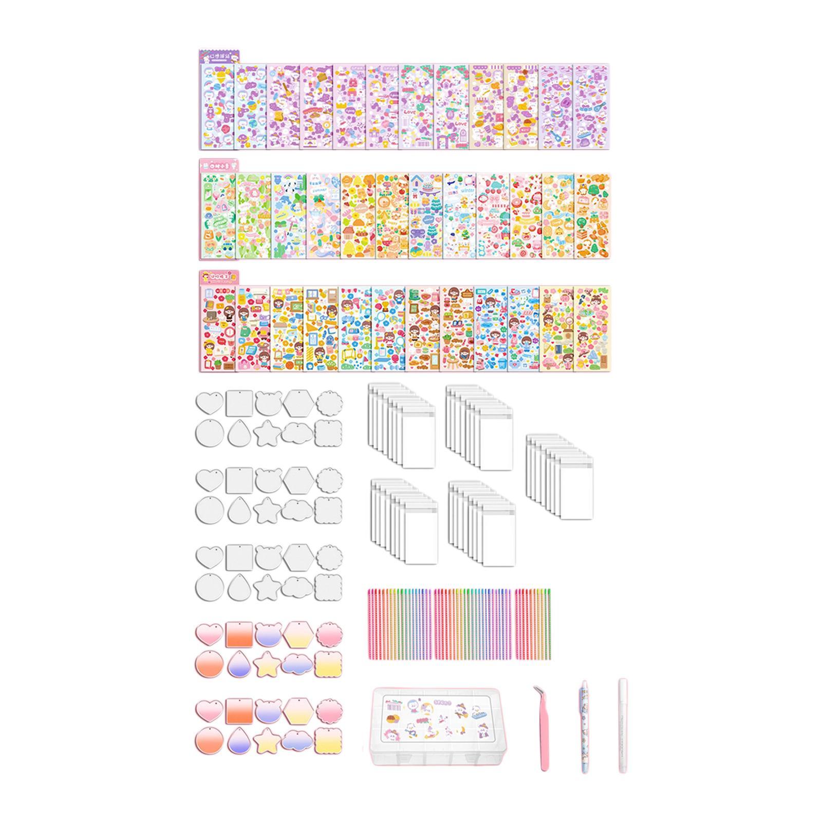 Goo Card DIY Set Cute Pendant for Card DIY Decor Craft Kids