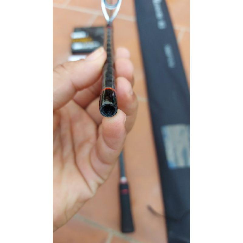 Bộ cần lure noeby k5, máy đứng noeby k2, dù noeby 150m
