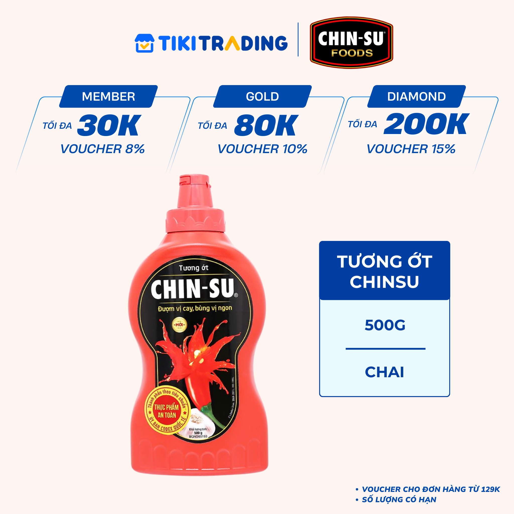 Tương ớt CHIN-SU chai 500gr