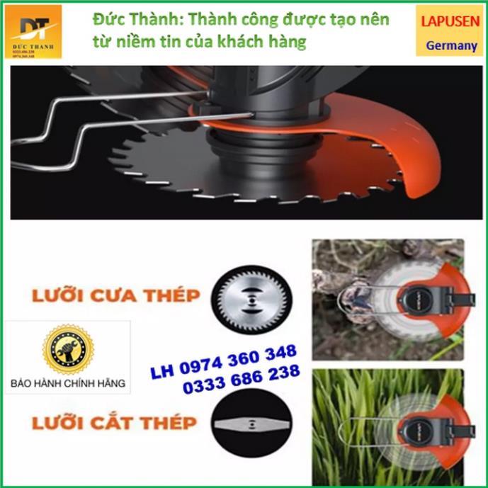 Máy cắt cỏ, tỉa cành cầm tay LAPUSEN 118V pin khủng 15 cell... Hàng nhập khẩu Đức.